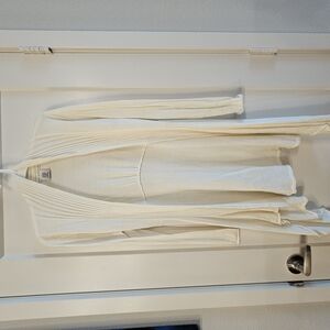 Max Studio Cream Long Sleeve Cardigan